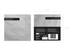 Servietten Uni 20Stk./33x33cm | Silber-Metallic