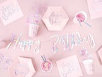 Servietten "Happy Birthday" 20Stk./33x33cm | Rosa