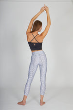 Lux Leggings  snake stone black white
