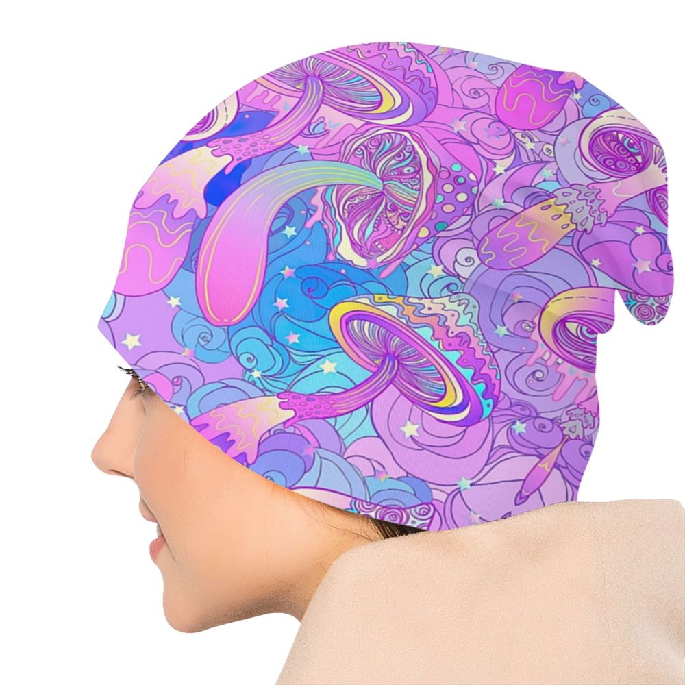 Psychedelic Skull Art Poster