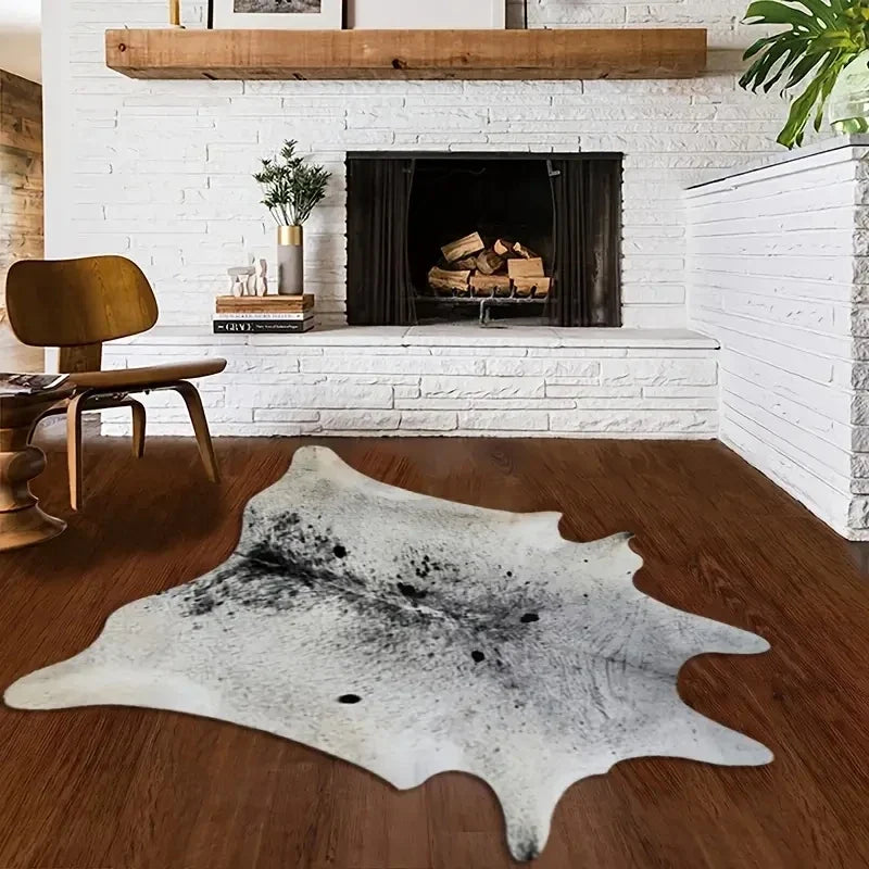Kunstfellkuhfell Design Teppich