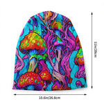 Psychedelic Skull Art Poster