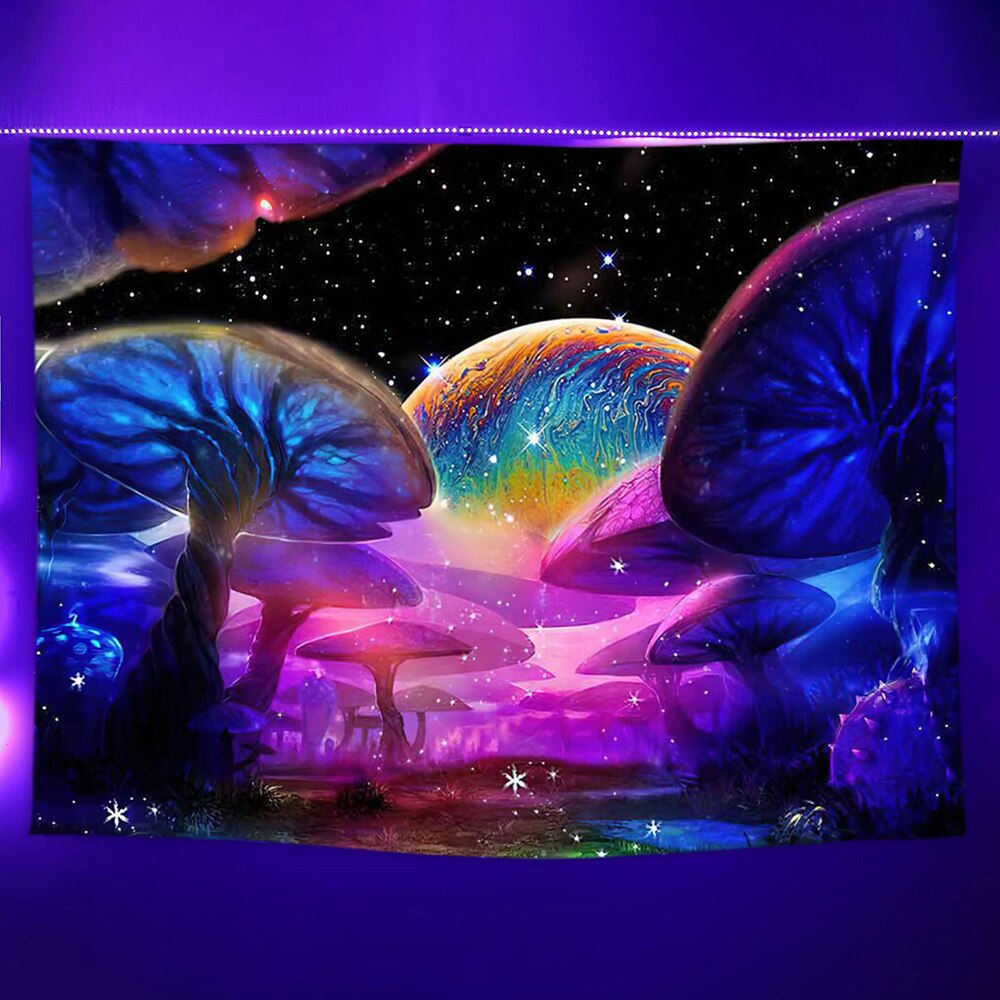 Psychedelic Light Schwarzlichtposter