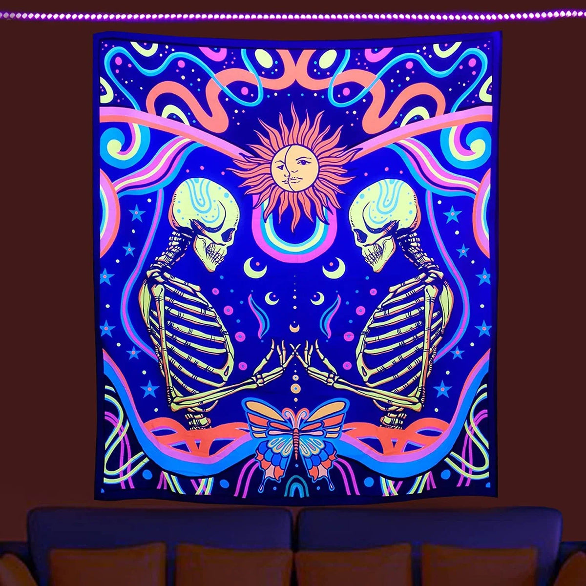 Mand UV Schwarzlichtposter