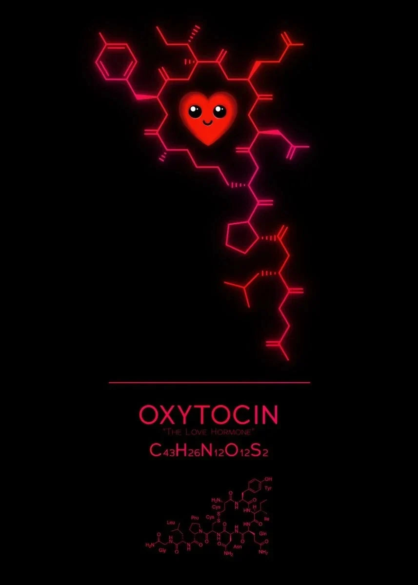 Neon Molecular Poster