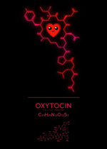 Neon Molecular Poster