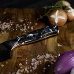 Santoku Black Marble