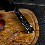 Santoku Black Marble