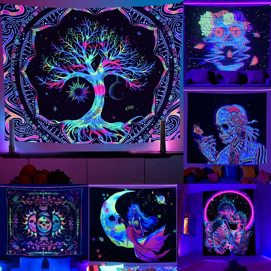Mand UV Schwarzlichtposter