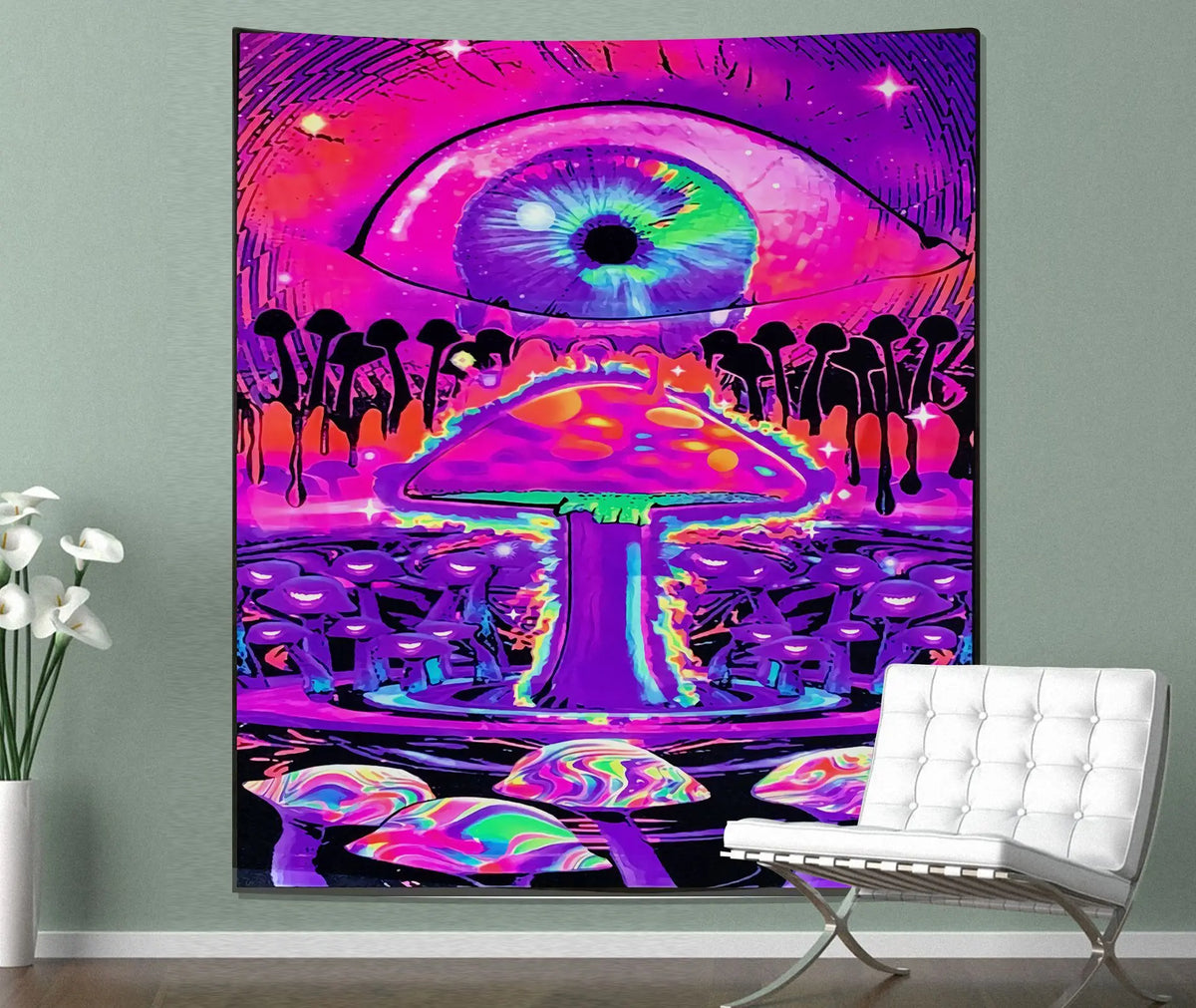 Eye Layer Schwarzlichtposter