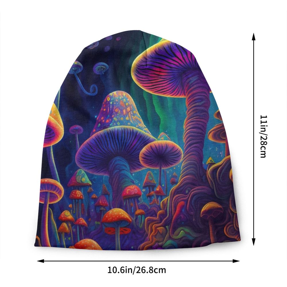 Psychedelic Skull Art Poster