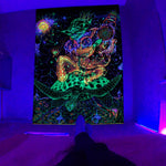 Starry UV Schwarzlichtposter