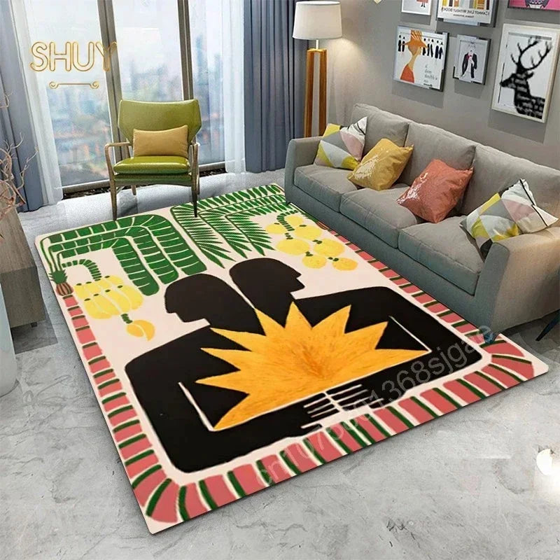Gyptenstyle Abstrakter Teppich