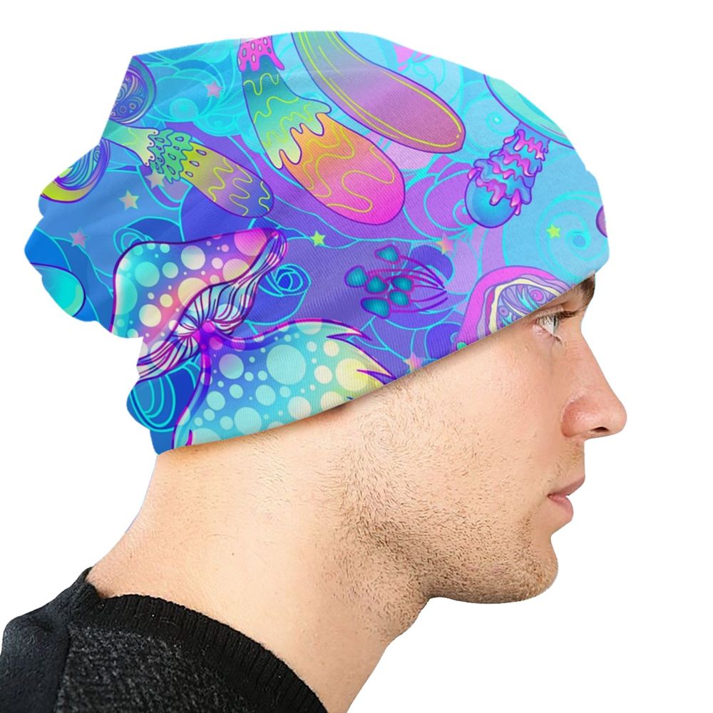 Psychedelic Skull Art Poster