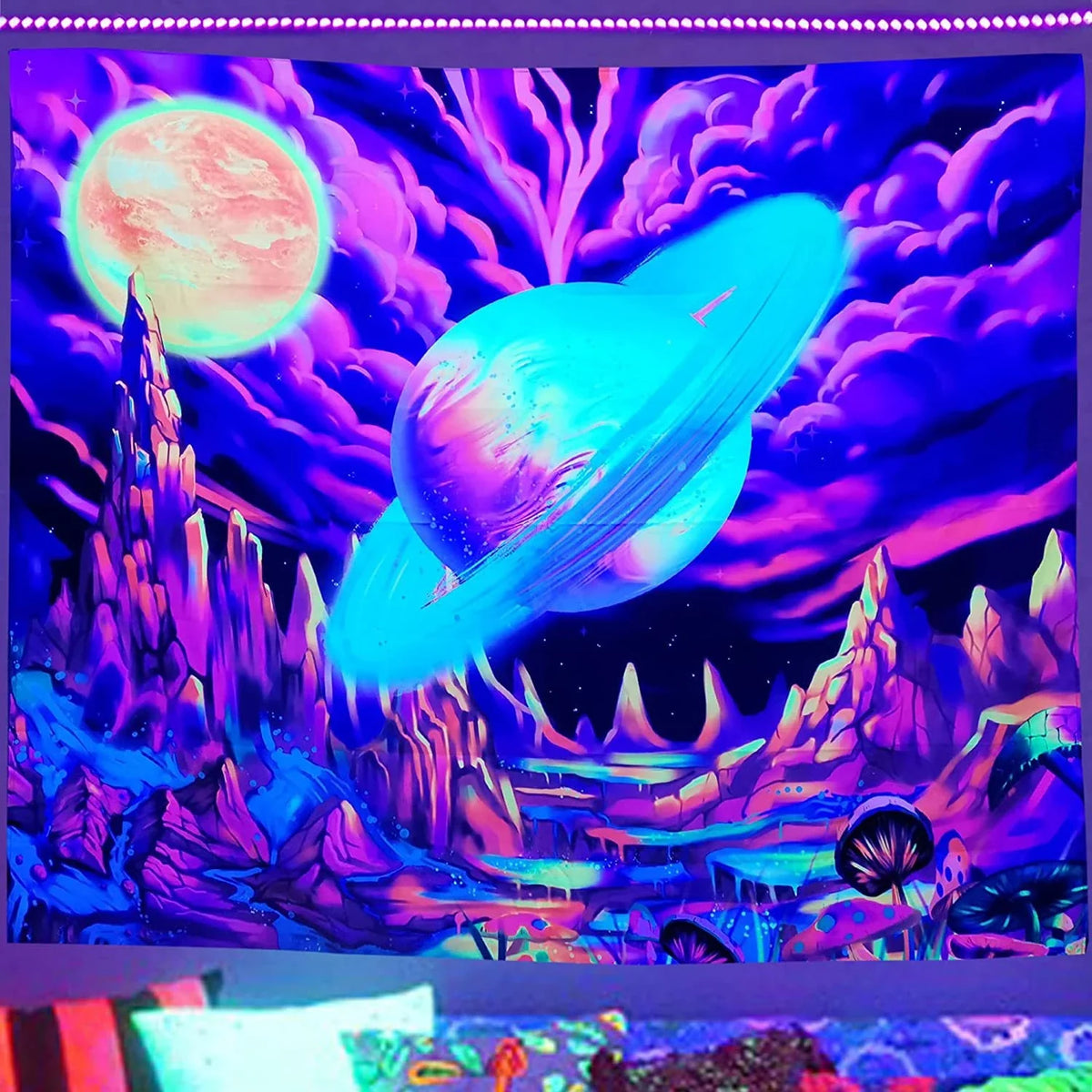 Mand UV Schwarzlichtposter
