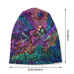 Psychedelic Skull Art Poster