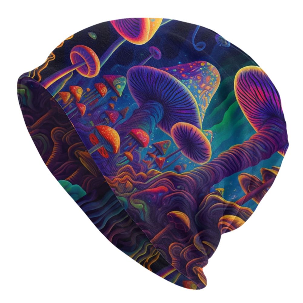 Psychedelic Skull Art Poster