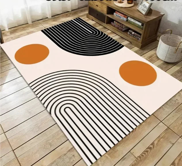 Geometrischer Abstrakt Design Teppich