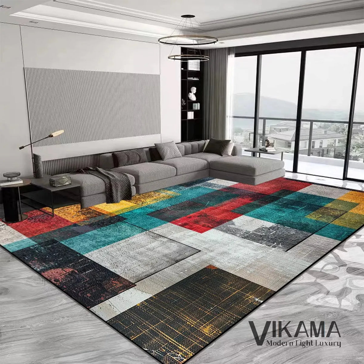 Abstract Luxury Rug Teppich