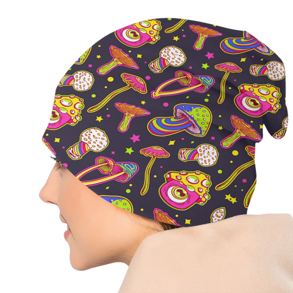 Psychedelic Skull Art Poster