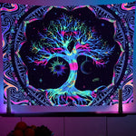 Luminous Tree Schwarzlichtposter