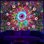 Mushroom Trippy Schwarzlichtposter