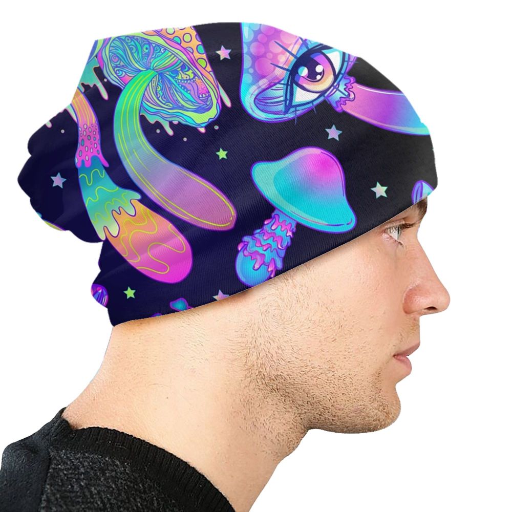 Psychedelic Skull Art Poster