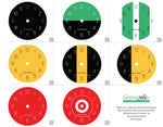 Wanduhr aus Vinyl Skyline Freiburg