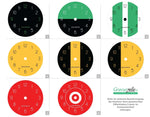 Wanduhr aus Vinyl Skyline Aachen Namma Markt