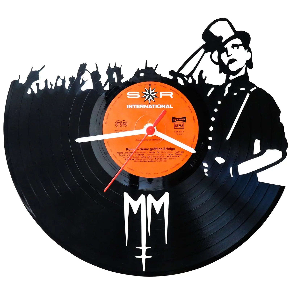 Wanduhr aus Vinyl Marylin Manson Namma Markt
