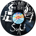 Wanduhr aus Vinyl Sylt