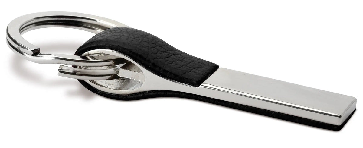 Leder Schlüsselanhänger Polo mit Gravur