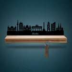 Schlüsselleiste Holz Skyline Berlin
