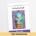 Schreibschrift üben - in Österreich
