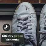 Schuhbürste mit Rosshaar Borsten - Sneaker Cleaner mit XXL Holzgriff