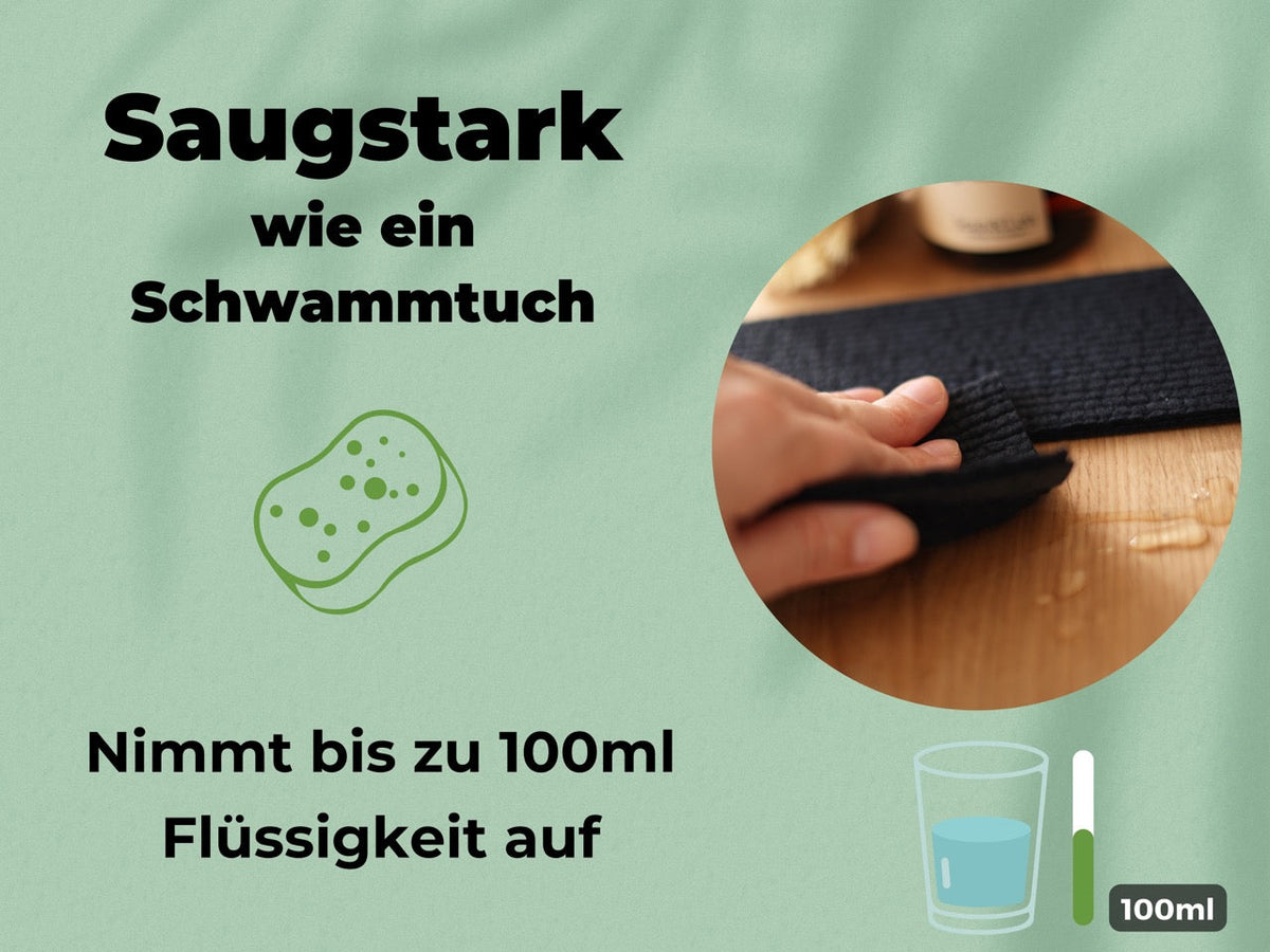 Geschenkset schwedische Spüllappen Wein Rot (2x)