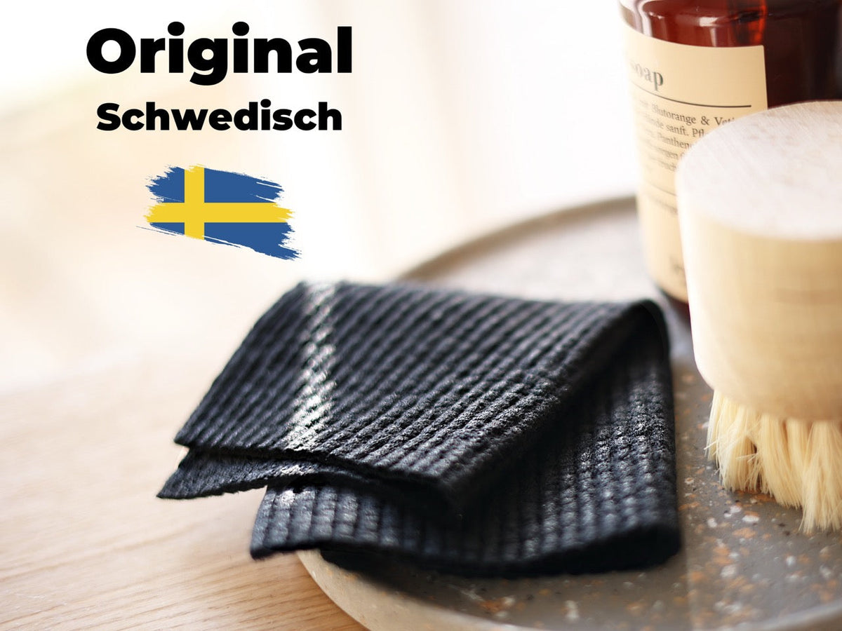 Geschenkset schwedische Spüllappen Wein Rot (2x)