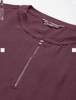 Mandarin Collar Roll-Up Sleeves Top in Berlin