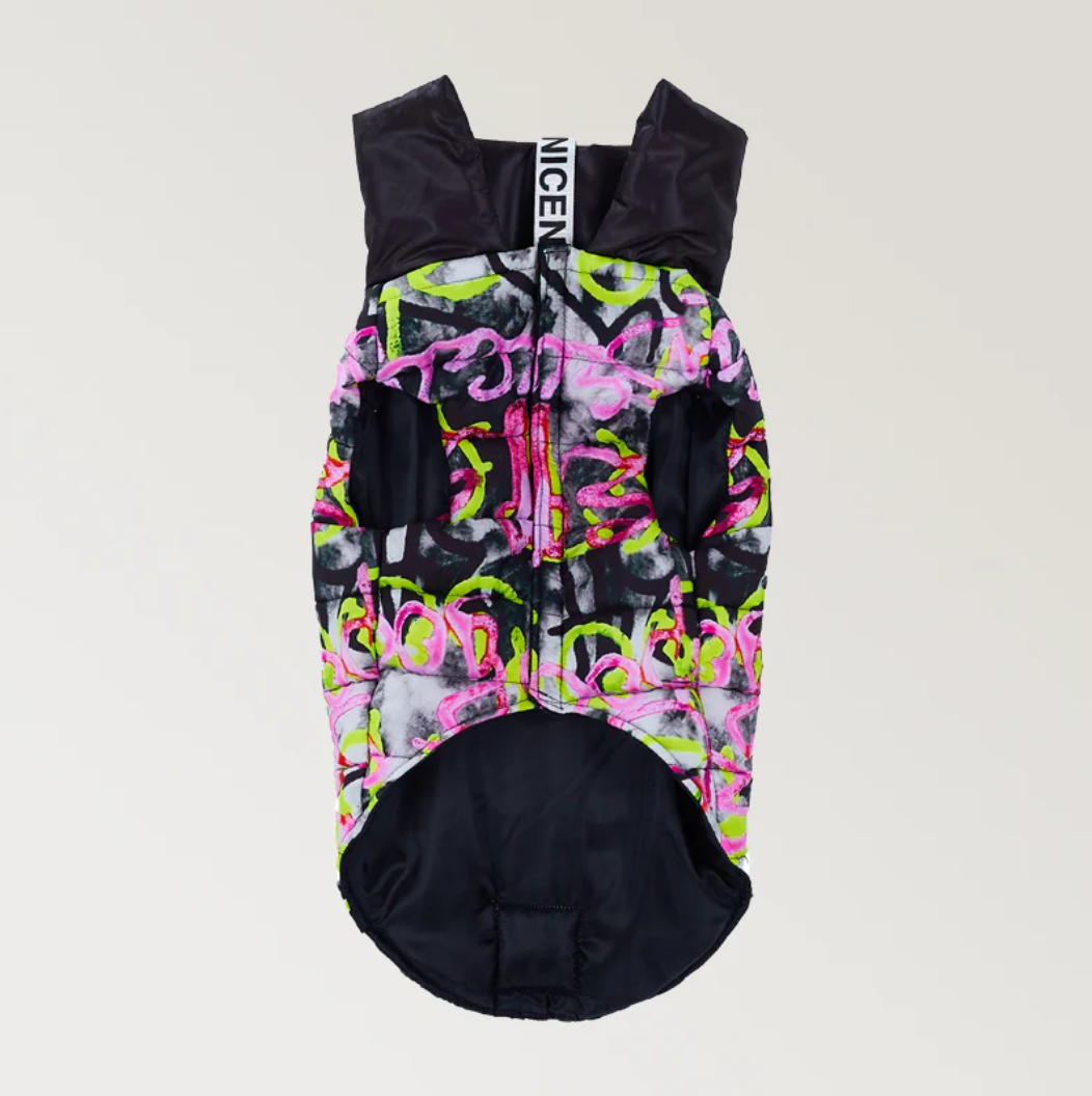 Graffiti Wasserdichte Pufferjacke