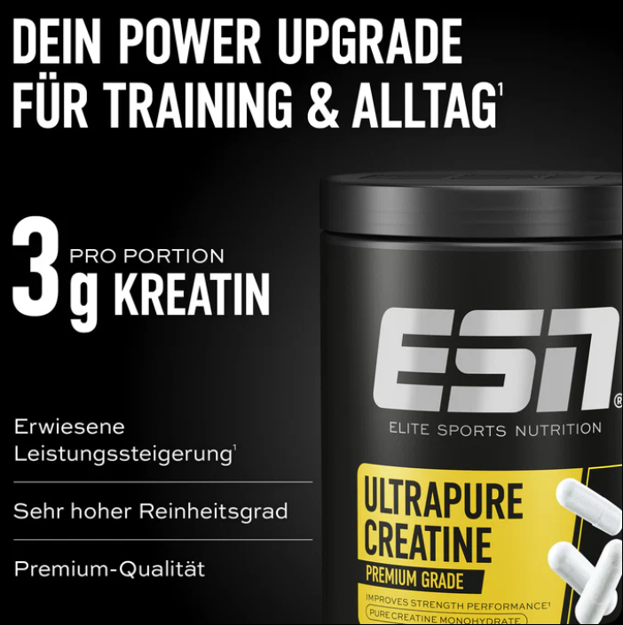 ESN - Ultrapure Creatine Kapseln - 90 Kapseln