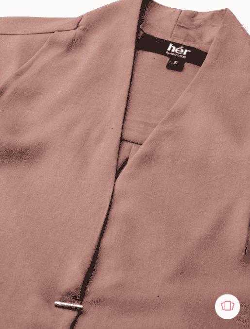Solid Shirt Style Top in Munich