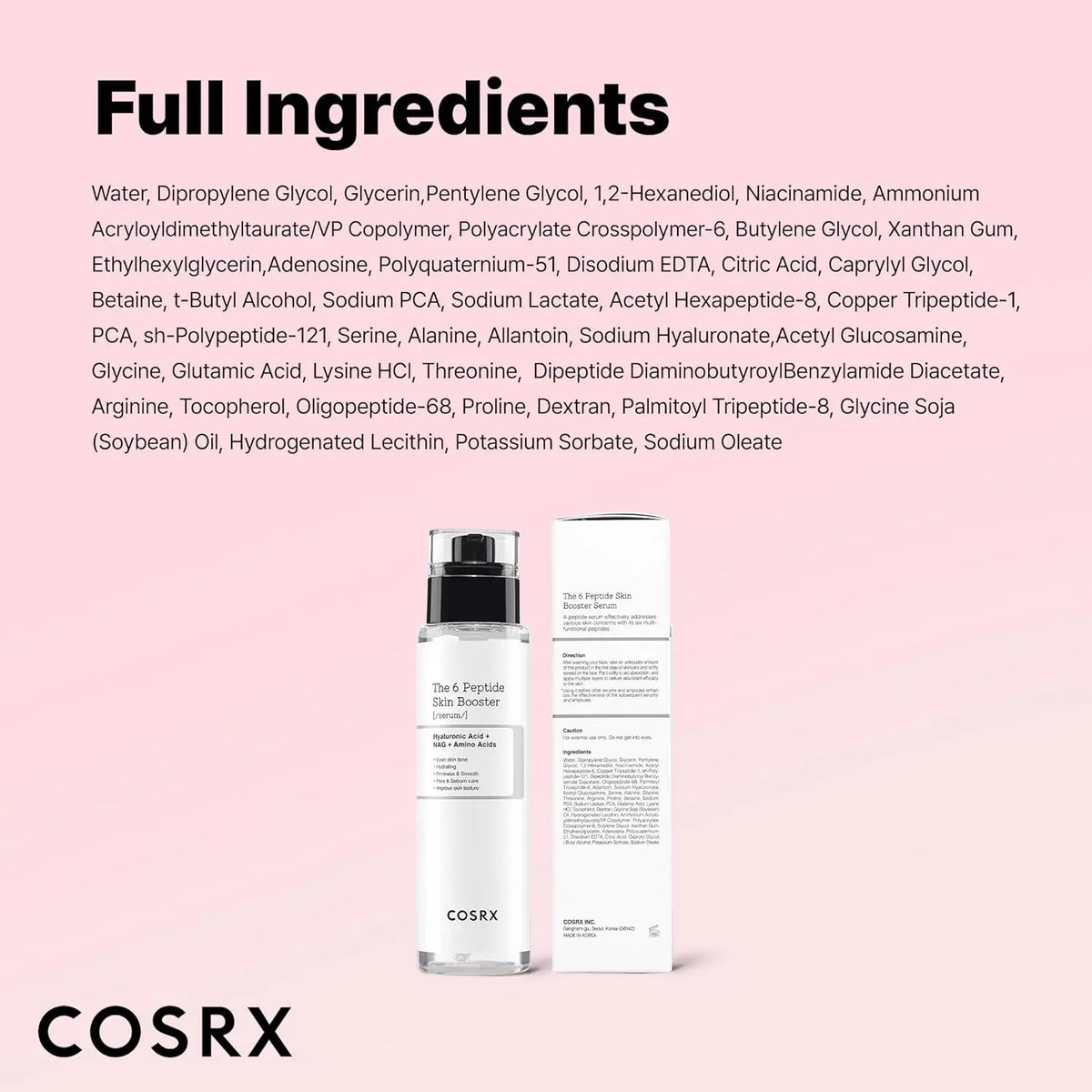 COSRX The 6 Peptid Skin Booster 150ml