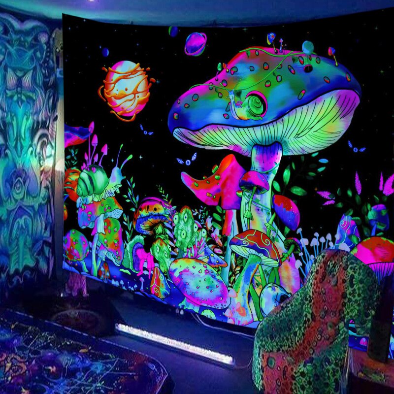 Animals and  Hippies Schwarzlichtposter