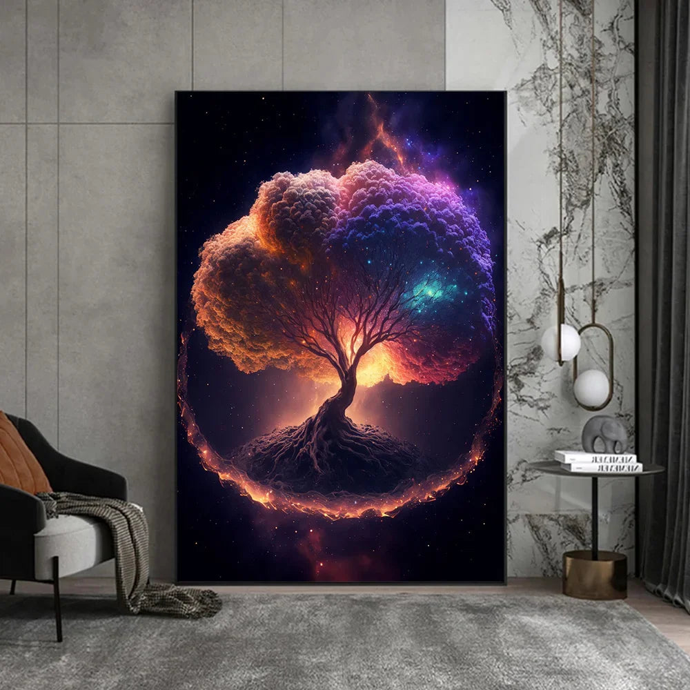 Lotus Gold Schwarzlichtposter