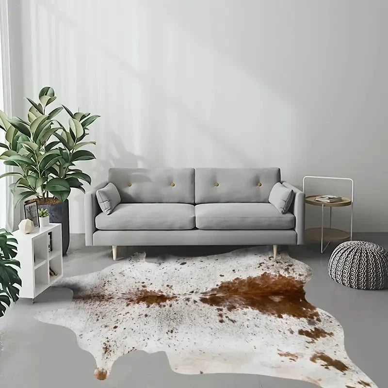 Kunstfellkuhfell Design Teppich