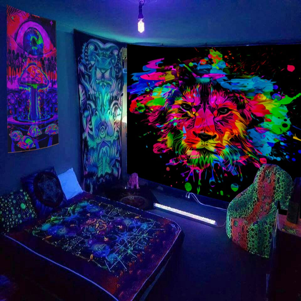 Starry UV Schwarzlichtposter