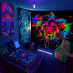 Starry UV Schwarzlichtposter