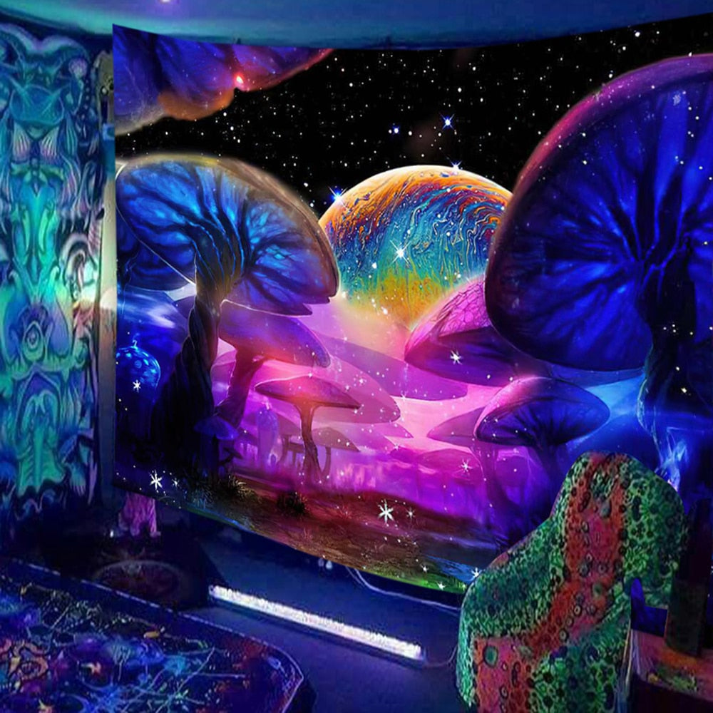Animals and  Hippies Schwarzlichtposter
