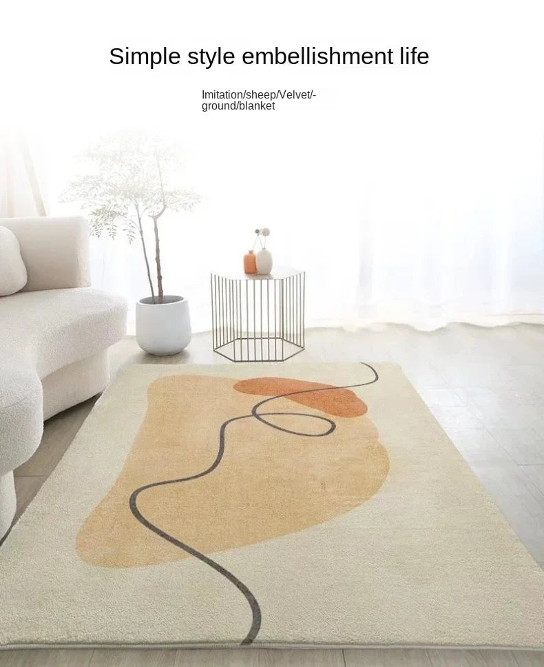Nordic Geometrischer Teppich