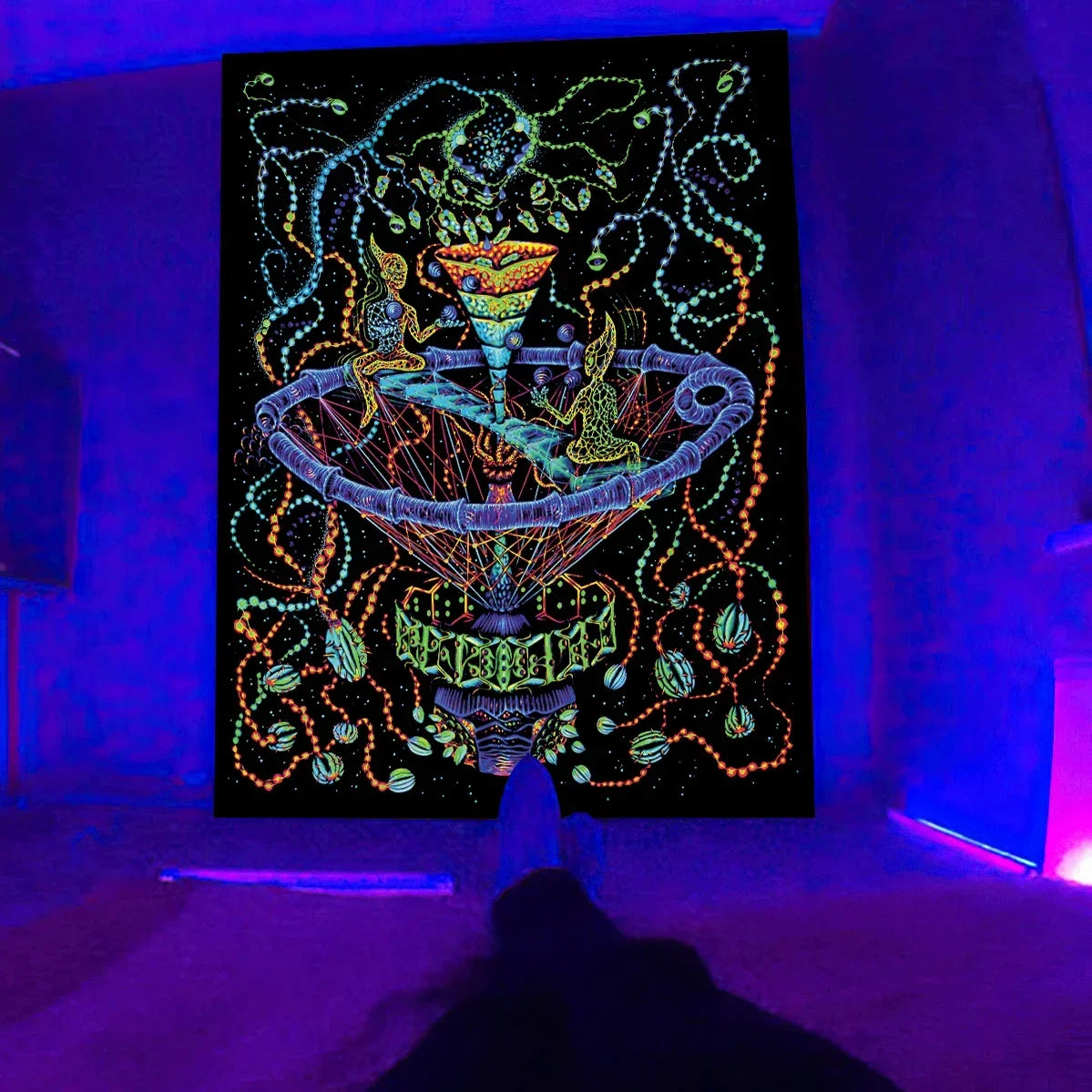 Dormitory Independent Schwarzlichtposter